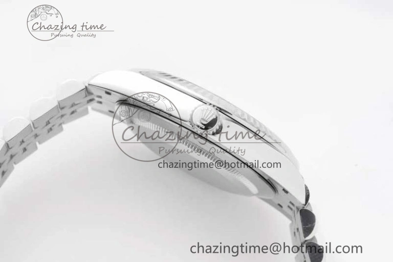 DateJust 41mm 126334 DIWF 1:1 Best Edition 904L Steel Green Fluted Dial on Jubilee Bracelet SA3235