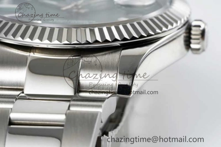 DateJust 41mm 126334 DIWF 1:1 Best Edition 904L Steel Green Sunburst Dial on Oyster Bracelet SA3235