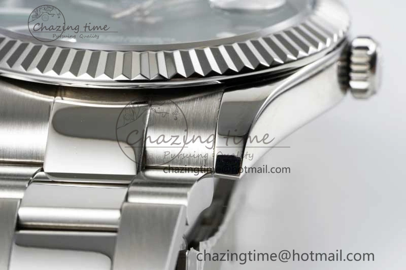 DateJust 41mm 126334 DIWF 1:1 Best Edition 904L Steel Green Sunburst Dial on Oyster Bracelet SA3235