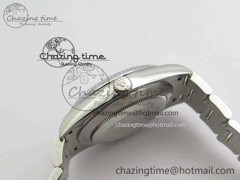 DateJust 41mm 126334 Noob 1:1 Best Edition Fluted Bezel Gray Dial On SS Oyster Bracelet A3235