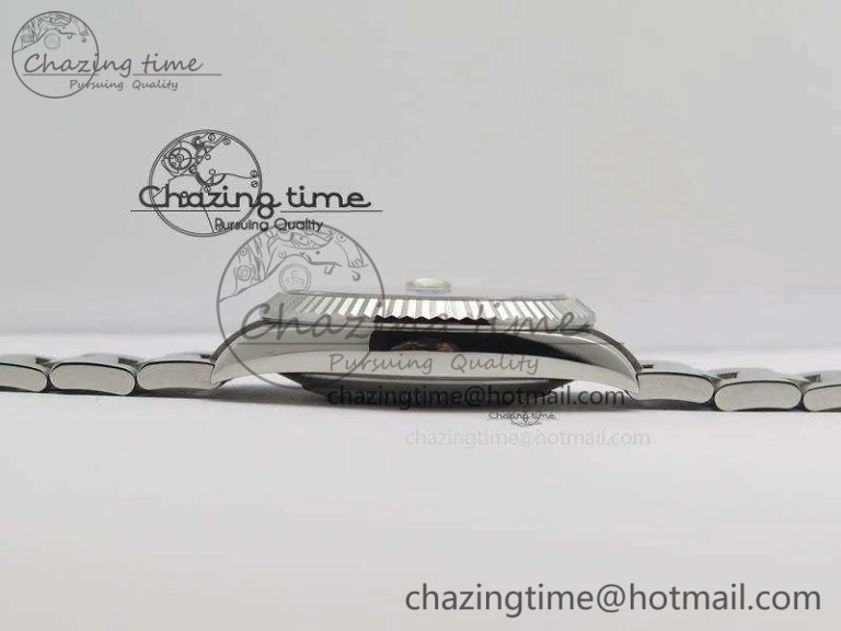 DateJust 41mm 126334 Noob 1:1 Best Edition Fluted Bezel Gray Dial On SS Oyster Bracelet A3235