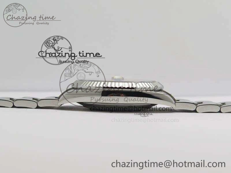DateJust 41mm 126334 Noob 1:1 Best Edition Fluted Bezel Gray Dial On SS Oyster Bracelet A3235