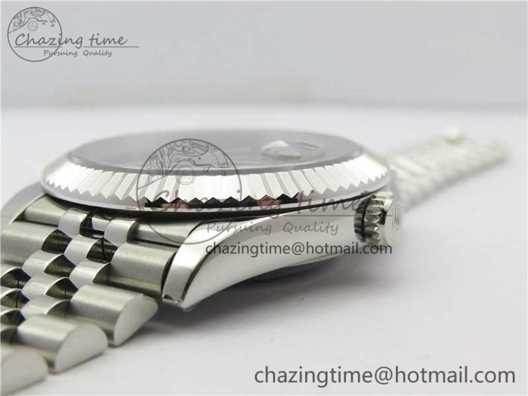 DateJust 41mm 126334 SS BP Maker 1:1 Best Edition New Version Black Roman Dial on Jubilee Bracelet