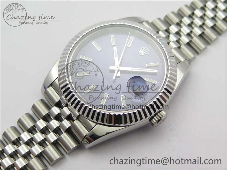 DateJust 41mm 126334 SS BP Maker 1:1 Best Edition New Version Blue Dial on Jubilee Bracelet