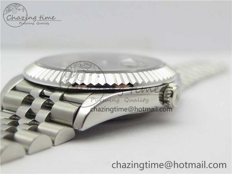 DateJust 41mm 126334 SS BP Maker 1:1 Best Edition New Version Gray Crystal Dial on Jubilee Bracelet