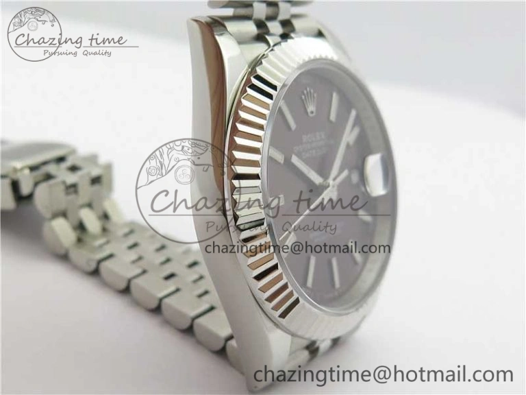 DateJust 41mm 126334 SS BP Maker 1:1 Best Edition New Version Gray Dial on Jubilee Bracelet