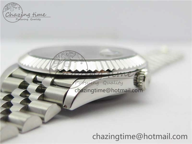 DateJust 41mm 126334 SS BP Maker 1:1 Best Edition New Version Gray Roman Dial on Jubilee Bracelet