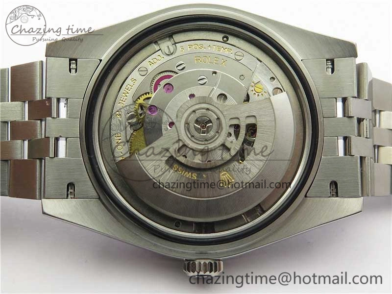 DateJust 41mm 126334 SS BP Maker 1:1 Best Edition New Version Gray Green Roman Dial on Jubilee Bracelet