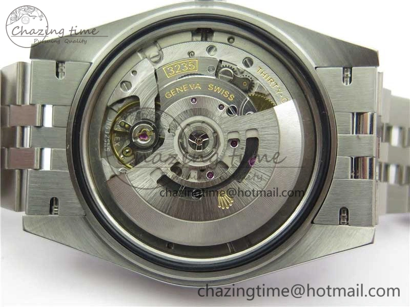 DateJust 41mm 126334 SS BP Maker 1:1 Best Edition New Version Gray Green Roman Dial on Jubilee Bracelet