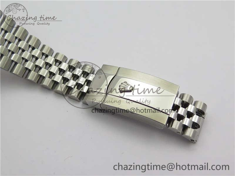 DateJust 41mm 126334 SS BP Maker 1:1 Best Edition New Version Gray Green Roman Dial on Jubilee Bracelet