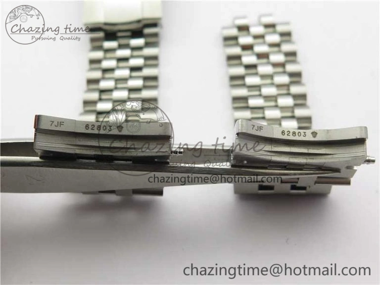 DateJust 41mm 126334 SS BP Maker 1:1 Best Edition New Version Gray Green Roman Dial on Jubilee Bracelet
