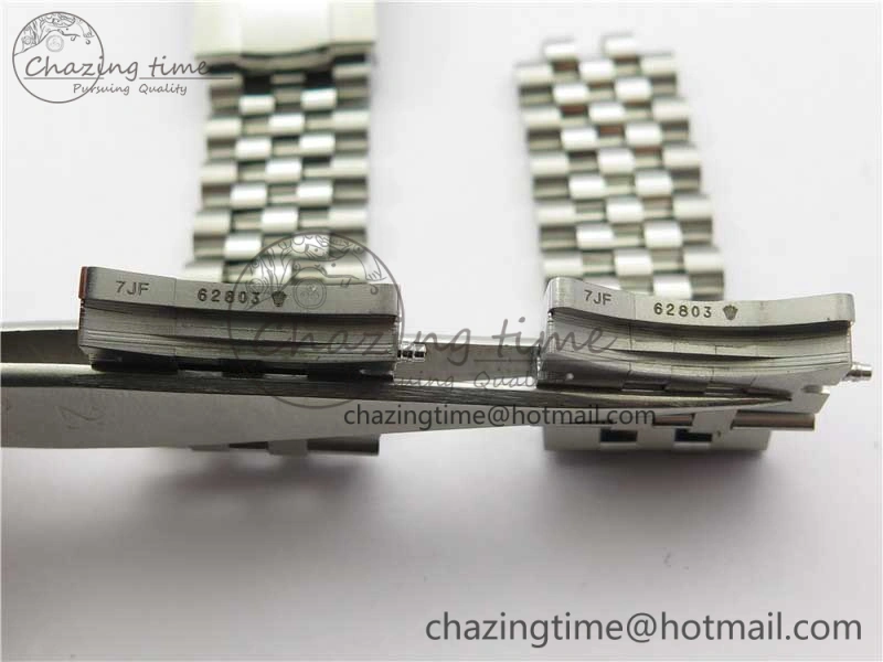 DateJust 41mm 126334 SS BP Maker 1:1 Best Edition New Version Gray Green Roman Dial on Jubilee Bracelet