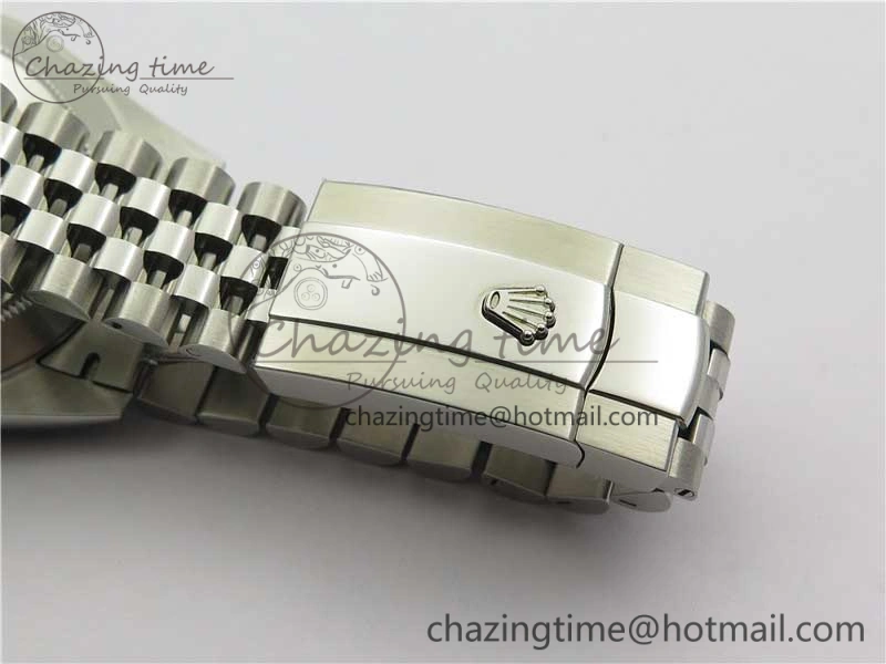 DateJust 41mm 126334 SS BP Maker 1:1 Best Edition New Version Gray Green Roman Dial on Jubilee Bracelet