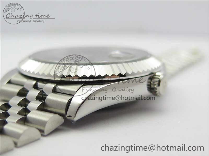 DateJust 41mm 126334 SS BP Maker 1:1 Best Edition New Version Gray Green Roman Dial on Jubilee Bracelet