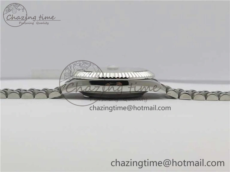 DateJust 41mm 126334 SS BP Maker 1:1 Best Edition New Version Gray Green Roman Dial on Jubilee Bracelet