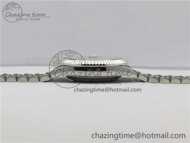DateJust 41mm 126334 SS BP Maker 1:1 Best Edition New Version Gray Green Roman Dial on Jubilee Bracelet