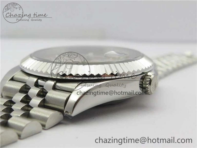 DateJust 41mm 126334 SS BP Maker 1:1 Best Edition New Version Silver Crystal Dial on Jubilee Bracelet