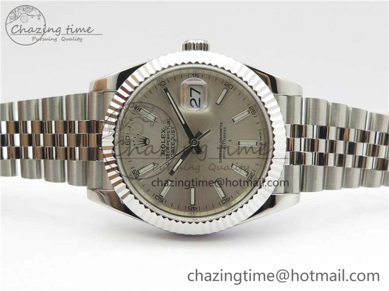 DateJust 41mm 126334 SS BP Maker 1:1 Best Edition New Version Silver Dial on Jubilee Bracelet