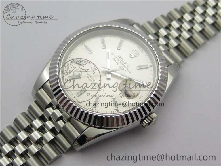 DateJust 41mm 126334 SS BP Maker 1:1 Best Edition New Version Silver Dial on Jubilee Bracelet