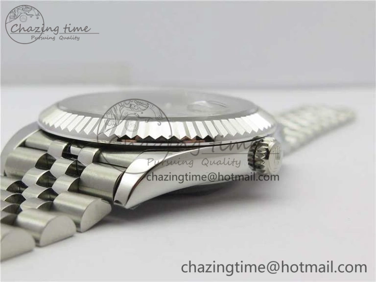 DateJust 41mm 126334 SS BP Maker 1:1 Best Edition New Version White MOP Crystal Dial on Jubilee Bracelet