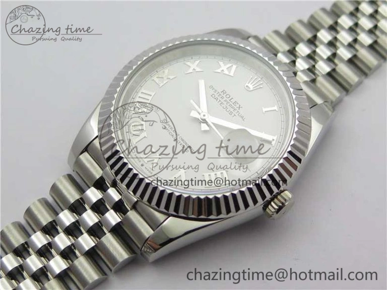 DateJust 41mm 126334 SS BP Maker 1:1 Best Edition New Version White Roman Dial on Jubilee Bracelet