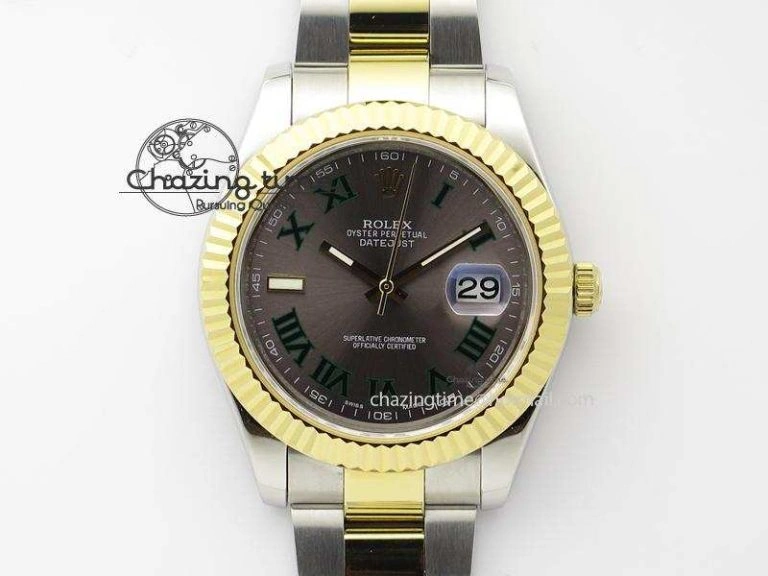 DateJust II 116333 BP-Maker V2 Best Edition SS YG Grey Dial On Oyster Bracelet 41MM  A2824