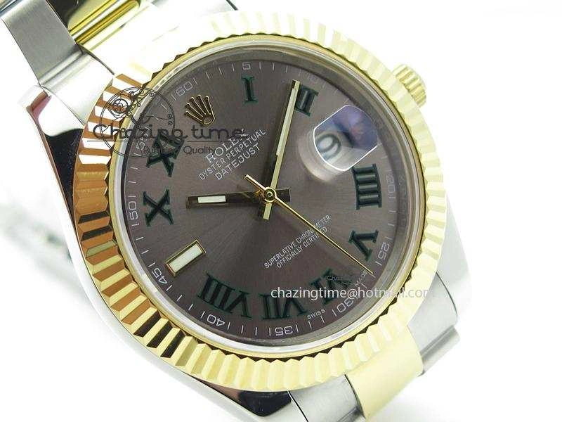 DateJust II 116333 BP-Maker V2 Best Edition SS YG Grey Dial On Oyster Bracelet 41MM  A2824
