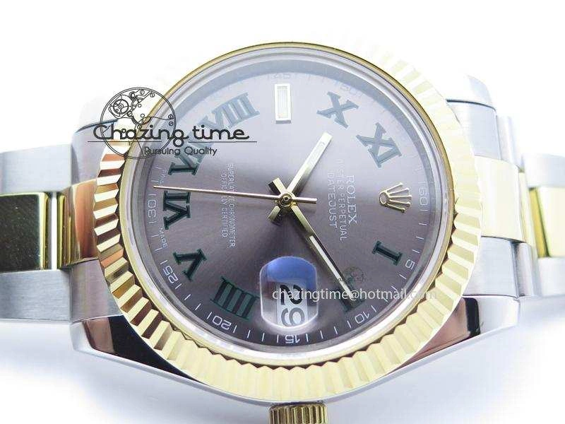 DateJust II 116333 BP-Maker V2 Best Edition SS YG Grey Dial On Oyster Bracelet 41MM  A2824