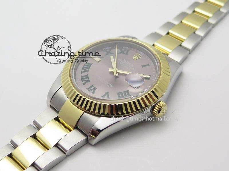 DateJust II 116333 BP-Maker V2 Best Edition SS YG Grey Dial On Oyster Bracelet 41MM  A2824