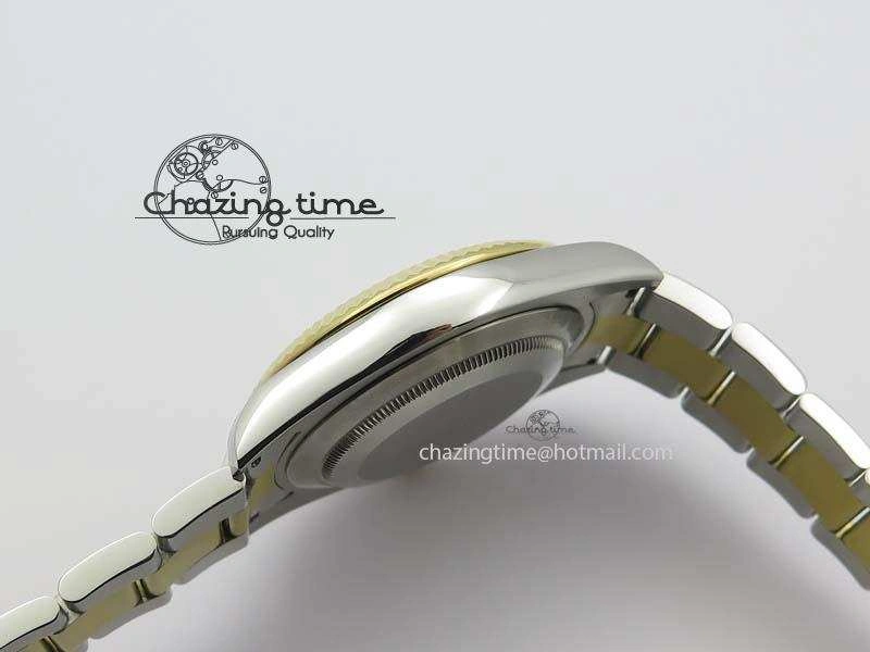 DateJust II 116333 SS YG 41mm EW Best Edition Gold Dial Roman Markers On SS Bracelet A3136