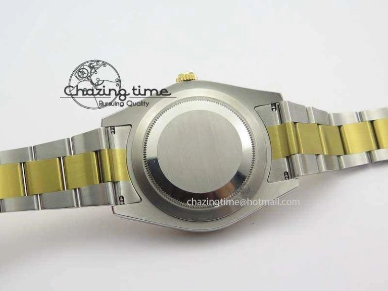 DateJust II 116333 SS YG 41mm EW Best Edition Gold Dial Roman Markers On SS Bracelet A3136