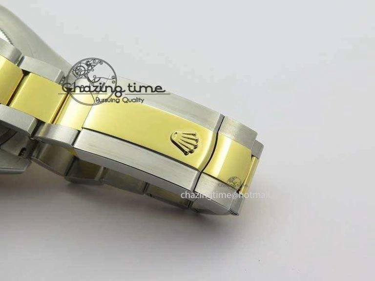 DateJust II 116333 SS YG 41mm EW Best Edition Gold Dial Roman Markers On SS Bracelet A3136