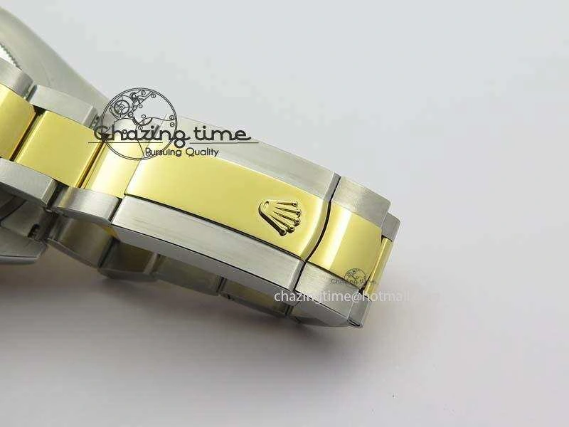 DateJust II 116333 SS YG 41mm EW Best Edition Gold Dial Roman Markers On SS Bracelet A3136