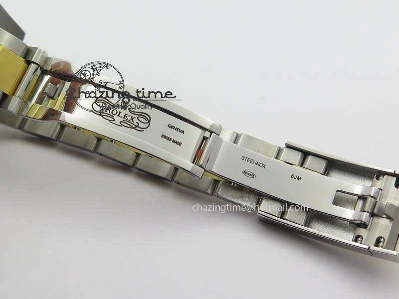 DateJust II 116333 SS YG 41mm EW Best Edition Gold Dial Roman Markers On SS Bracelet A3136