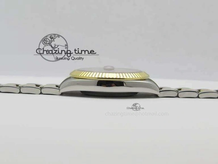 DateJust II 116333 SS YG 41mm EW Best Edition Gray Dial Roman Markers On SS Bracelet A3136