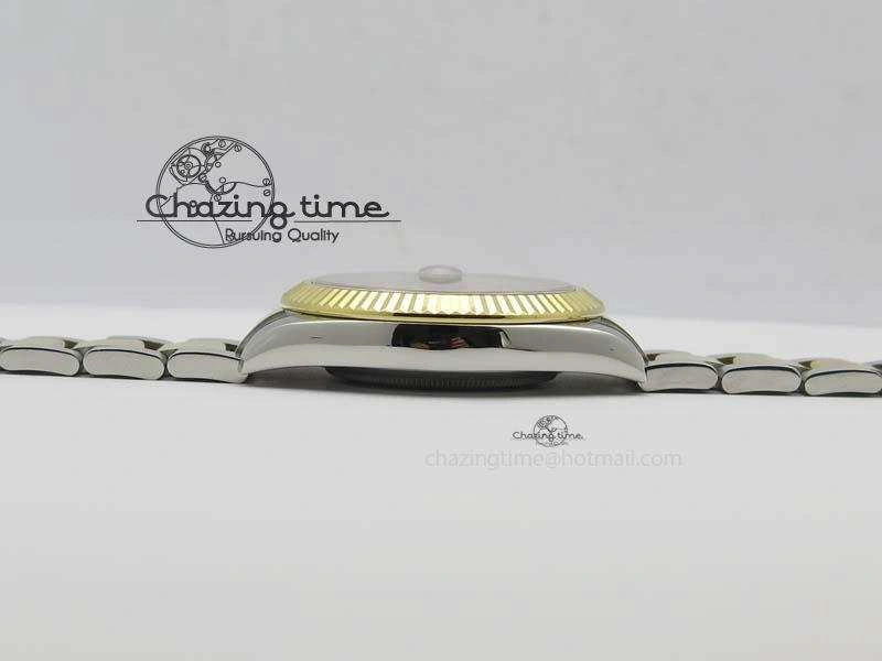 DateJust II 116333 SS YG 41mm EW Best Edition Gray Dial Roman Markers On SS Bracelet A3136
