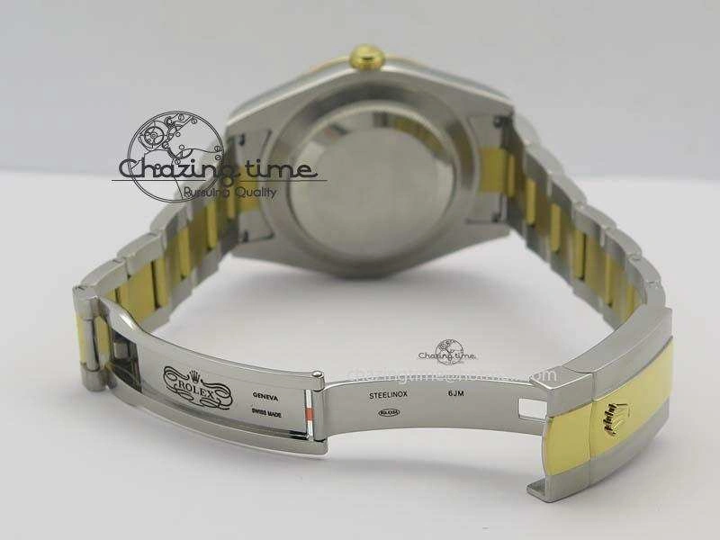 DateJust II 116333 SS YG 41mm EW Best Edition Gray Dial Roman Markers On SS Bracelet A3136