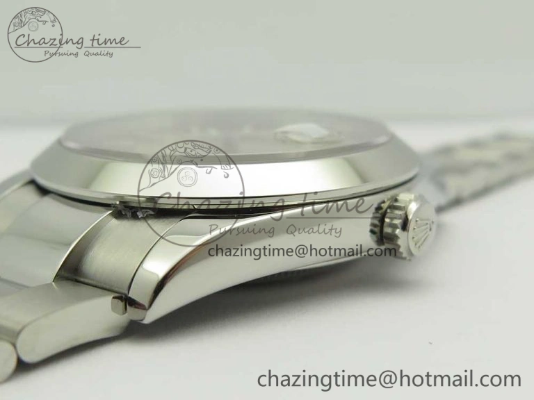 DateJust II 126334 41mm SS BP 1:1 Best Edition Silver Dial Sticks Makers on Oyster Bracelet
