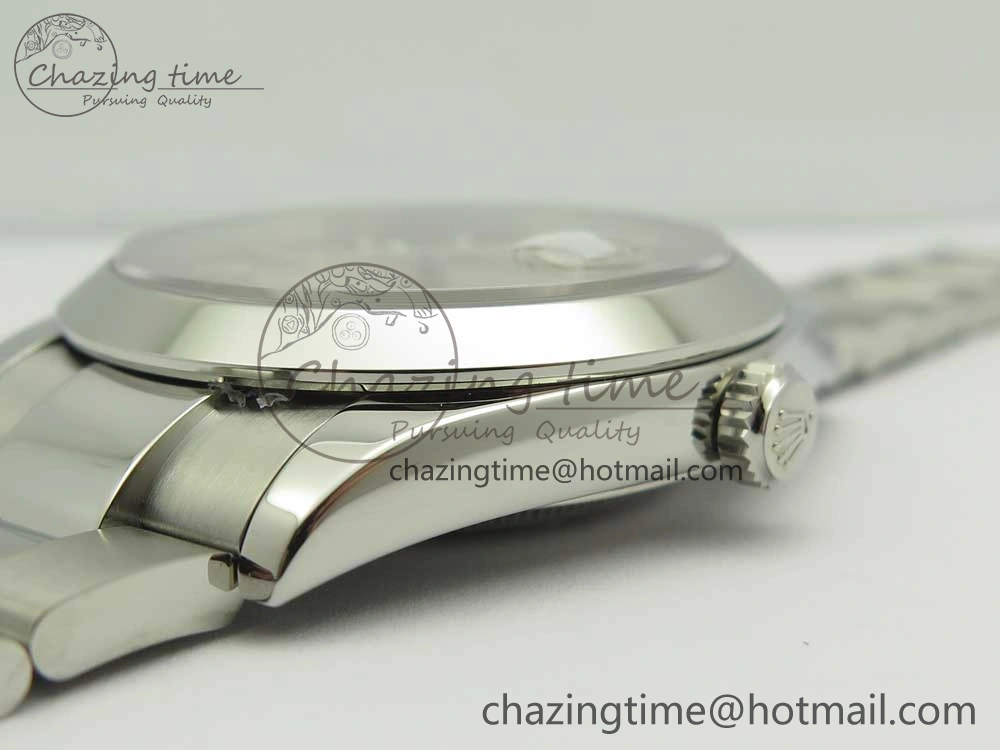 DateJust II 126334 41mm SS BP 1:1 Best Edition Silver Dial Sticks Makers on Oyster Bracelet