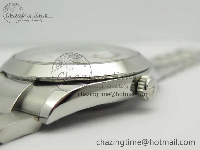 DateJust II 126334 41mm SS BP 1:1 Best Edition White Dial Sticks Makers on Oyster Bracelet