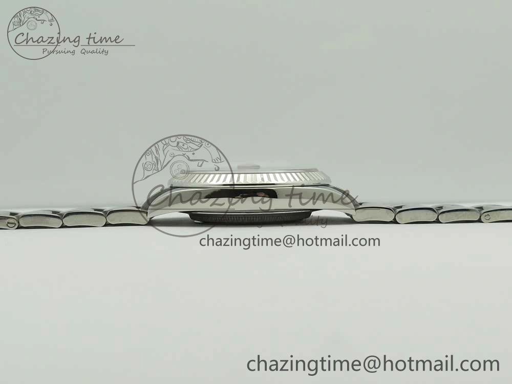 DateJust II 126334 41mm SS BP Maker 1:1 Best Edition Gray Dial Fluted Bezel on Oyster Bracelet