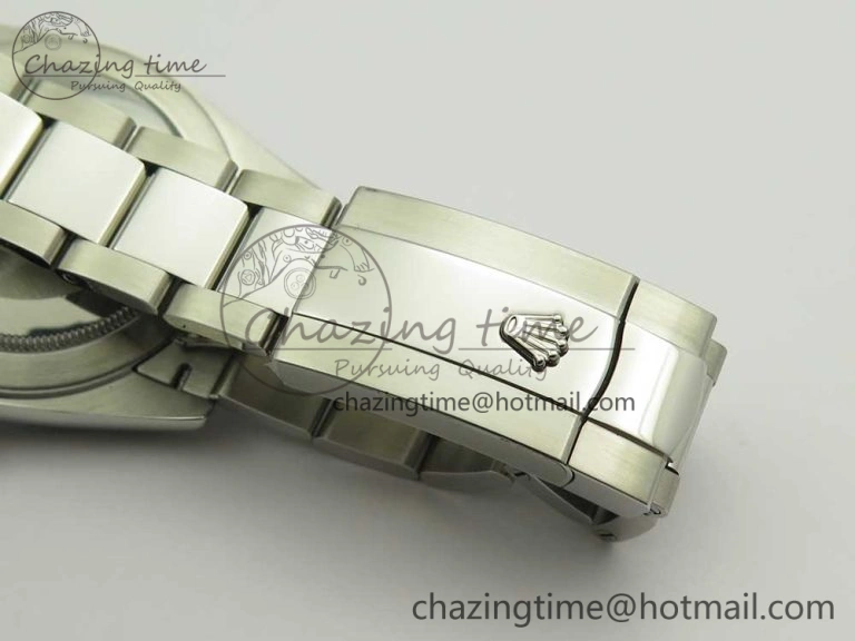 DateJust II 126334 41mm SS BP Maker 1:1 Best Edition Gray Dial Fluted Bezel on Oyster Bracelet