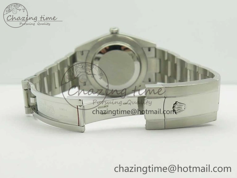 DateJust II 126334 41mm SS BP Maker 1:1 Best Edition Gray Dial Fluted Bezel on Oyster Bracelet