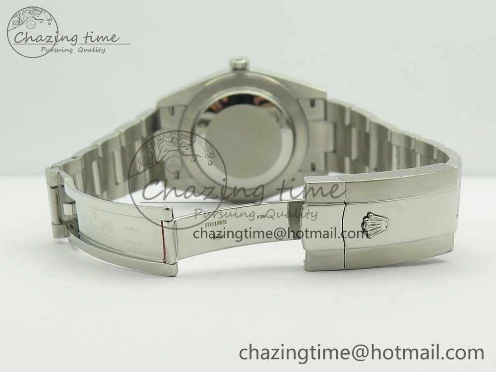 DateJust II 126334 41mm SS BP Maker 1:1 Best Edition Gray Dial Fluted Bezel on Oyster Bracelet