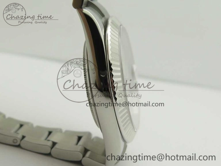 DateJust II 126334 41mm SS BP Maker 1:1 Best Edition White Dial Fluted Bezel on Oyster Bracelet