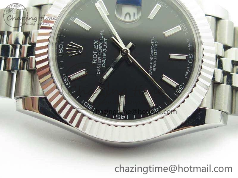 DateJust II 40mm BP Maker Best Edition Black Dial On New Version Jubilee Bracelet A2813