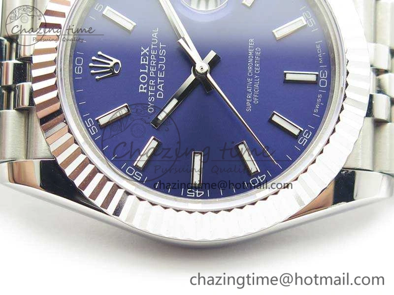 DateJust II 40mm BP Maker Best Edition Blue Dial On New Version Jubilee Bracelet A2813