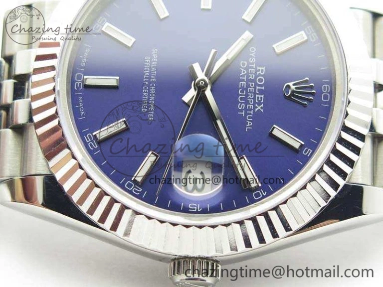 DateJust II 40mm BP Maker Best Edition Blue Dial On New Version Jubilee Bracelet A2813
