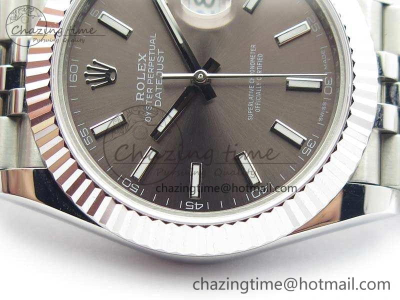 DateJust II 40mm BP Maker Best Edition Gray Dial On New Version Jubilee Bracelet A2813