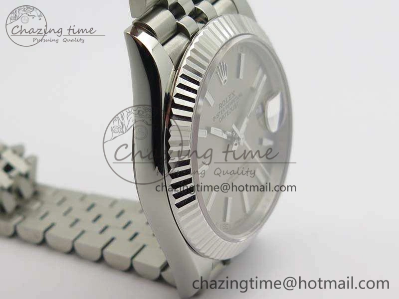 DateJust II 40mm BP Maker Best Edition Silver Gray Dial On New Version Jubilee Bracelet A2813